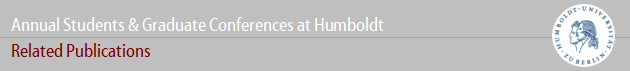 Annual Students Conferences at Humboldt: Publications